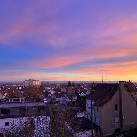Ferienwohnung Weitblick Bad Schussenried Exterior foto